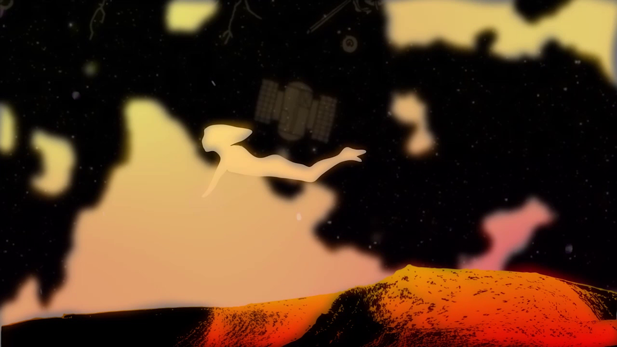 animation  omegaray direction music video animated music video ILLUSTRATION  etna volcano