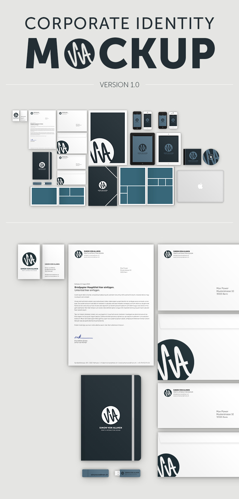 Mockup psd free photoshop mock up corporate download
