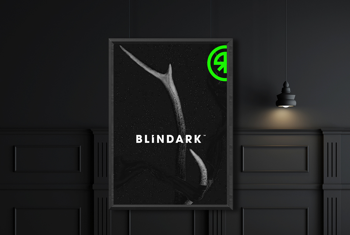 blindark blind logo Personal Identity personal branding Collateral Logo Design identity
