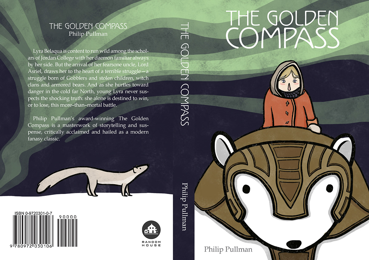 Taylor Stone SCAD book cover design the golden compass