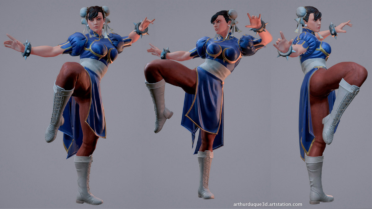 chunli chun-li china jung-fu kungfu kung-fu STREET FIGHTER woman power kick