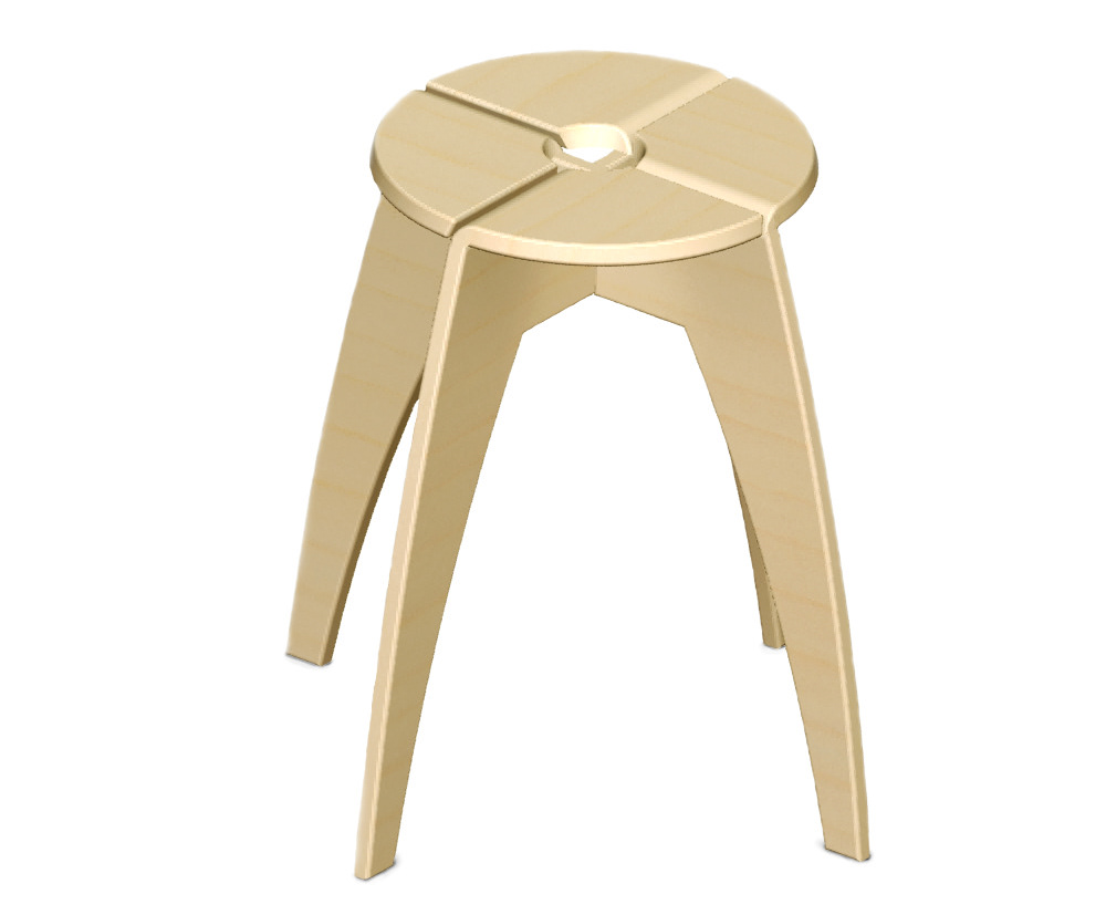 stool plywood