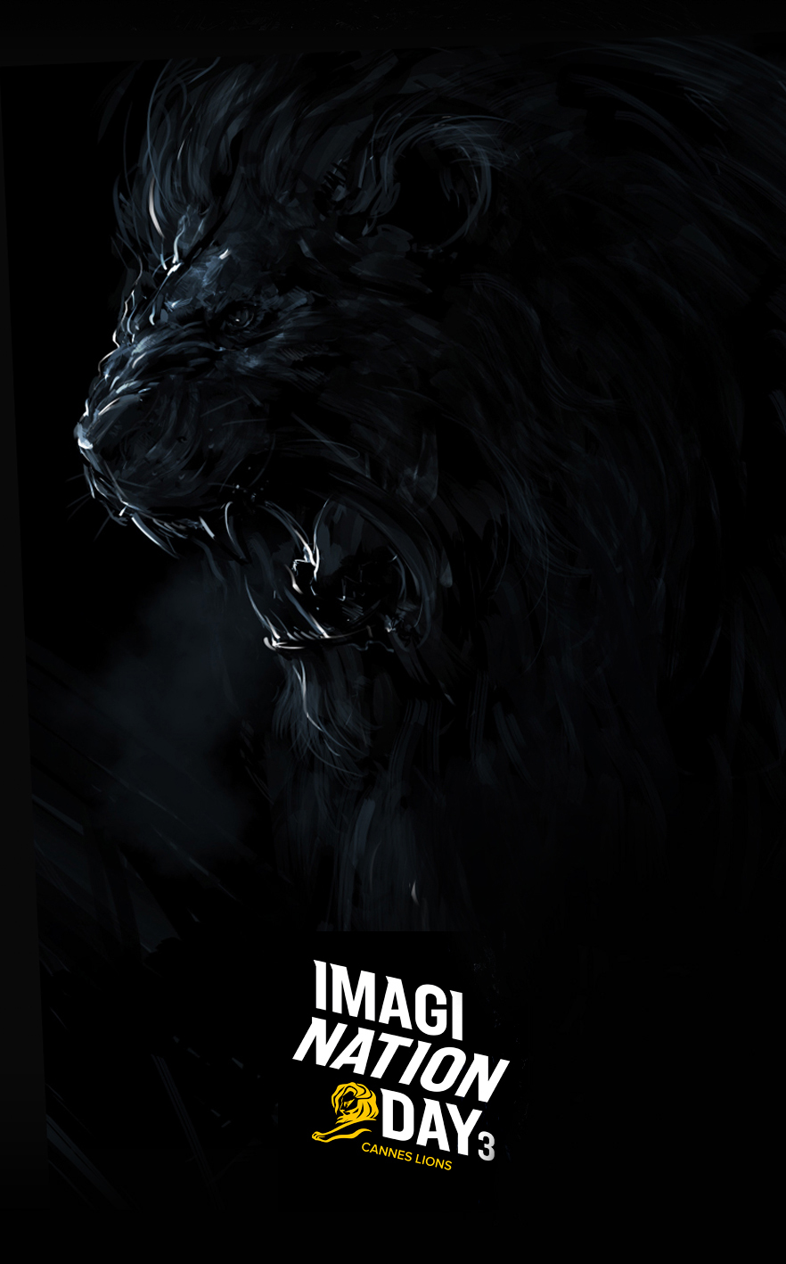Cannes Lions Cannes lions imagination imaginaiton day ars thanea ars warsaw conference lion black on black black sculpture