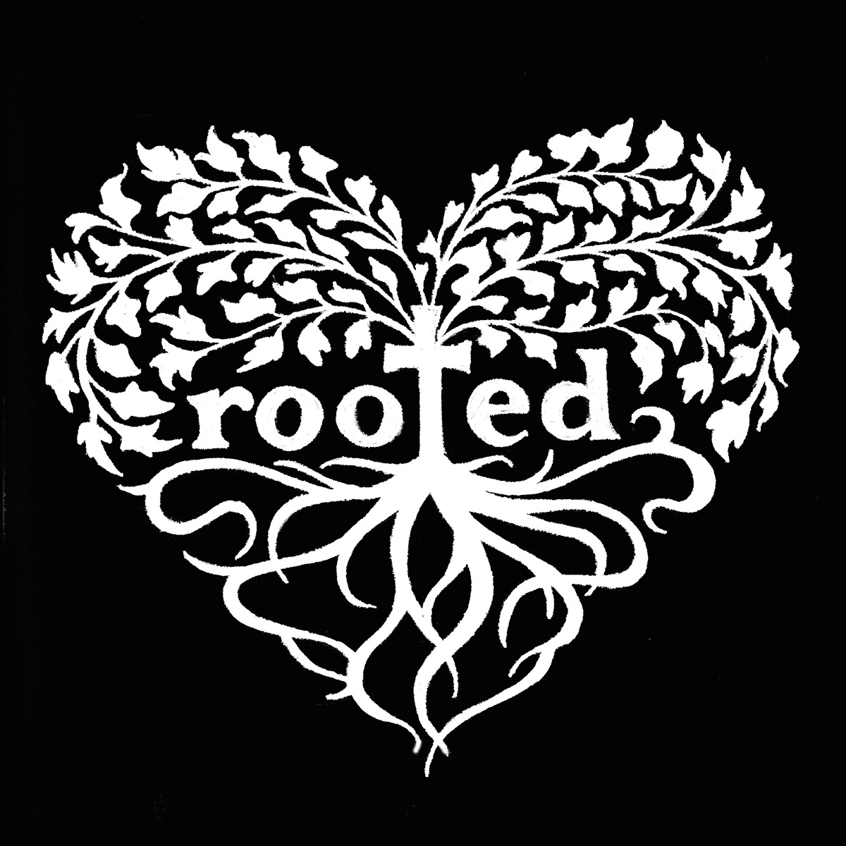 Retreat logo Rooted rooted logo
