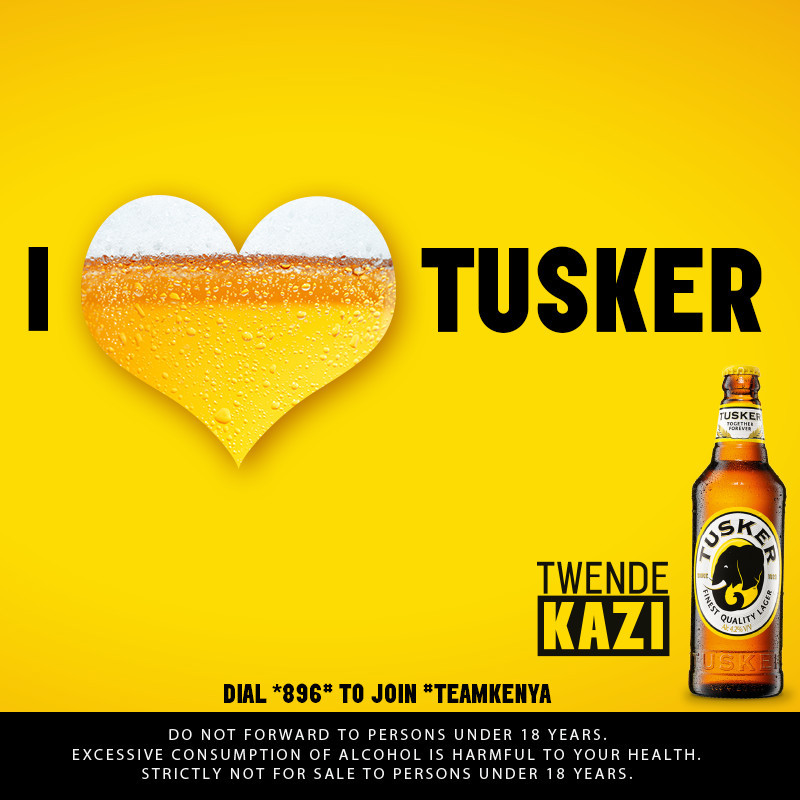 Tusker Lager kenya beer diageo EABL