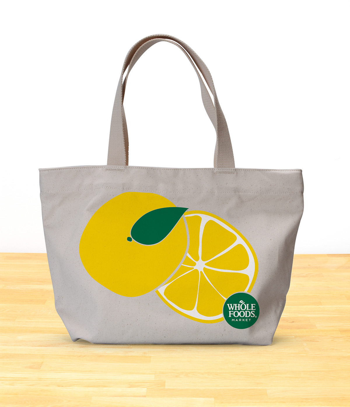 Brand New London Whole Foods Market Waffle Eco Reusable Shopping Tote Bag 
