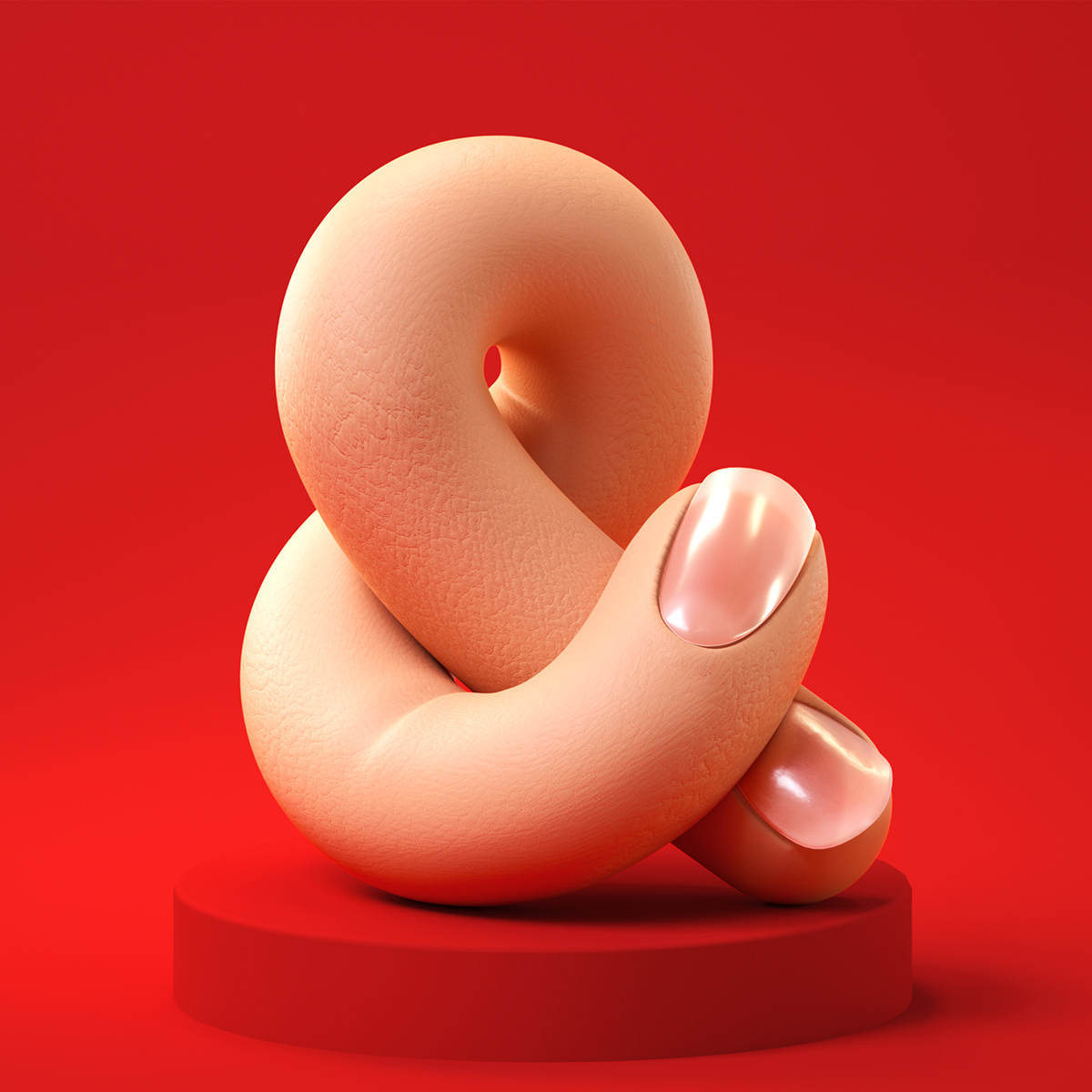 3D 3DType ampersand c4d letters singapore type typesculpture typographic ufho