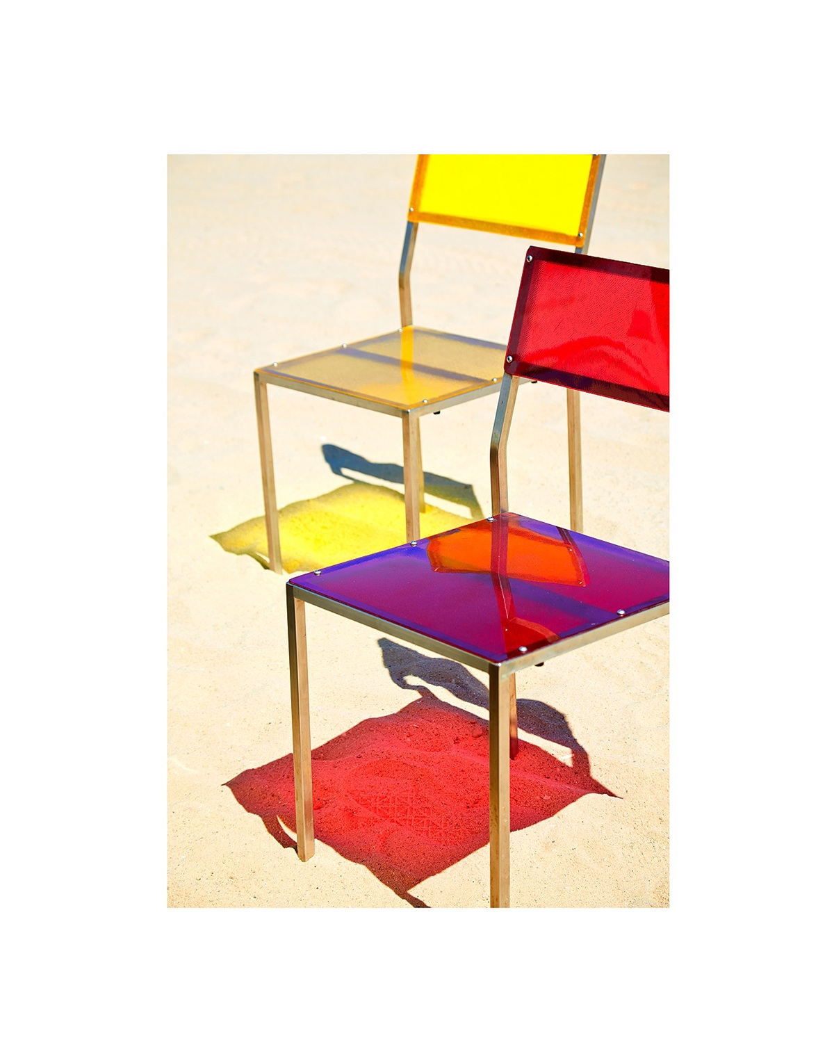 Patterns KEDAR DIOXIDE MUMBAI graphic primary colours beach chairs concept