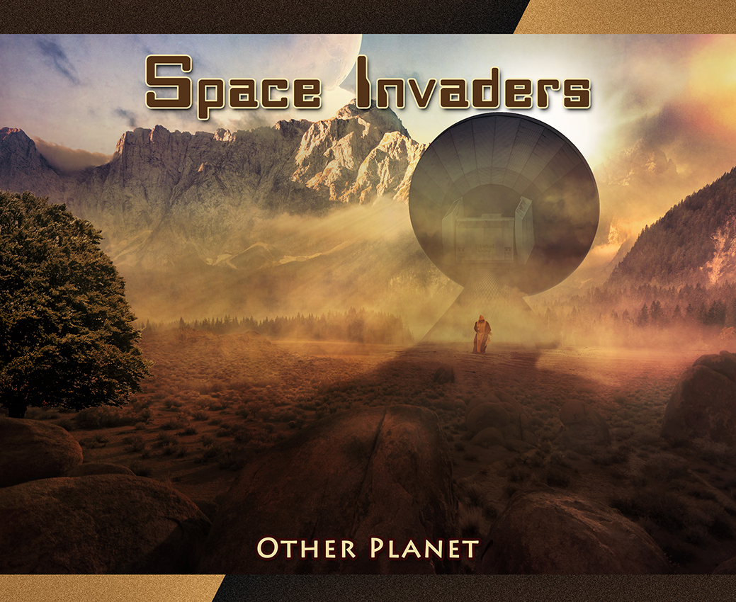 Space Invaders cover design cd Spacesynth