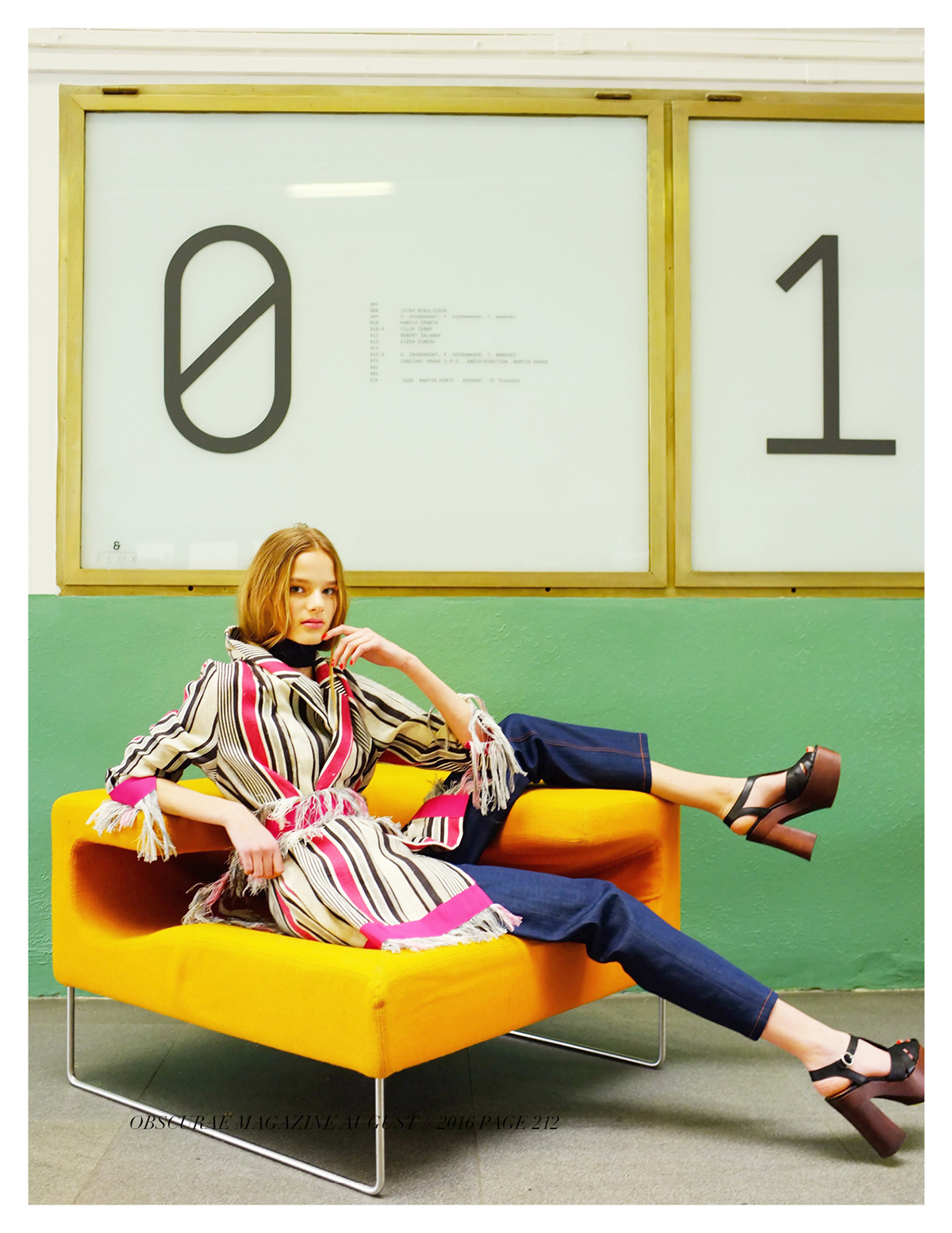 Fashion  editorial 70s modeling print ad usa kovanska