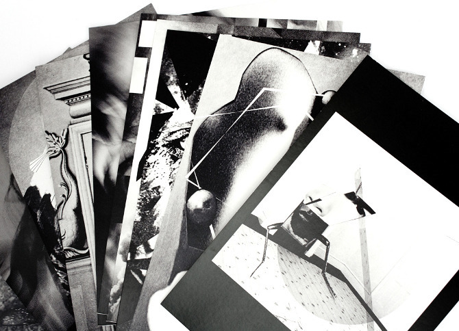book kafka constructivism collage black conceptual