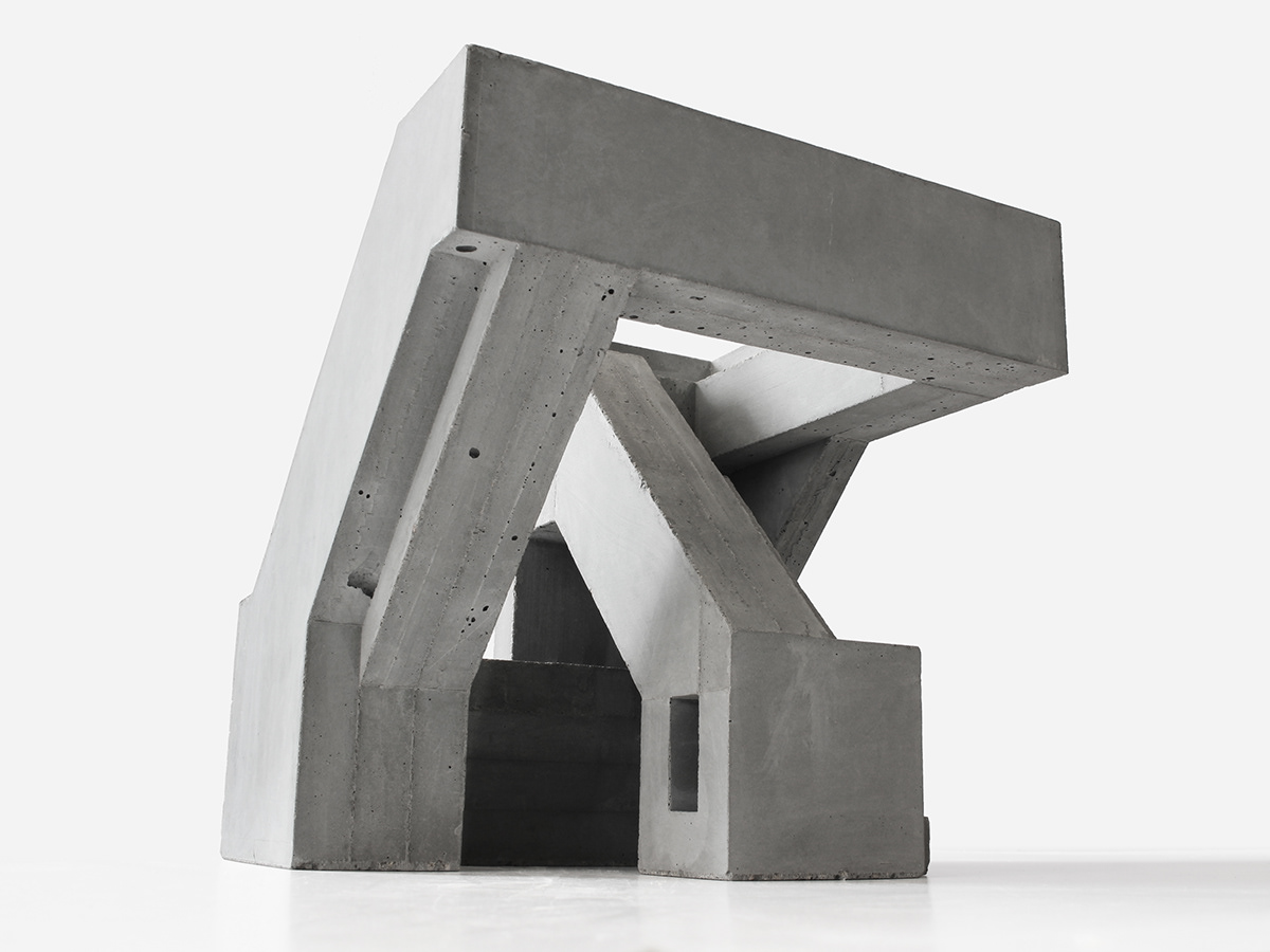 sculpture architecture architectural building house Office modern concrete