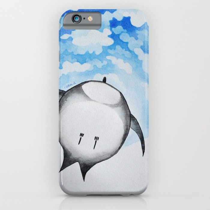 swift bird watercolor freedom Fly flight swallow cloud clouds SKY blue sky free society6 pillow iphone case