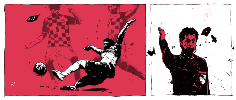 ink sport football soccer editorial Gotze VanPersie Suarez WorldCup