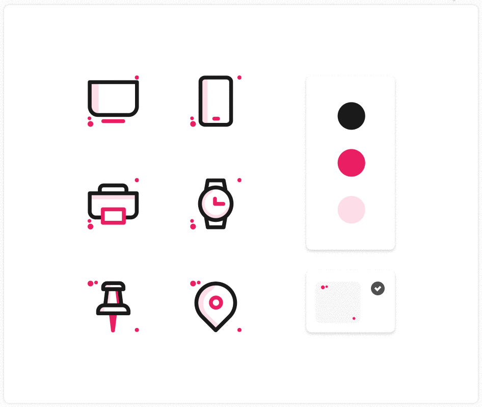 Icon icon set set