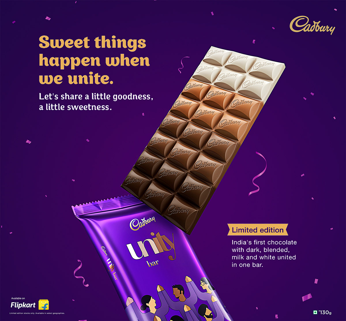 Cadbury unity bar India Mondelez Awards animatics united in one cocolate bar cocolate ogilvy