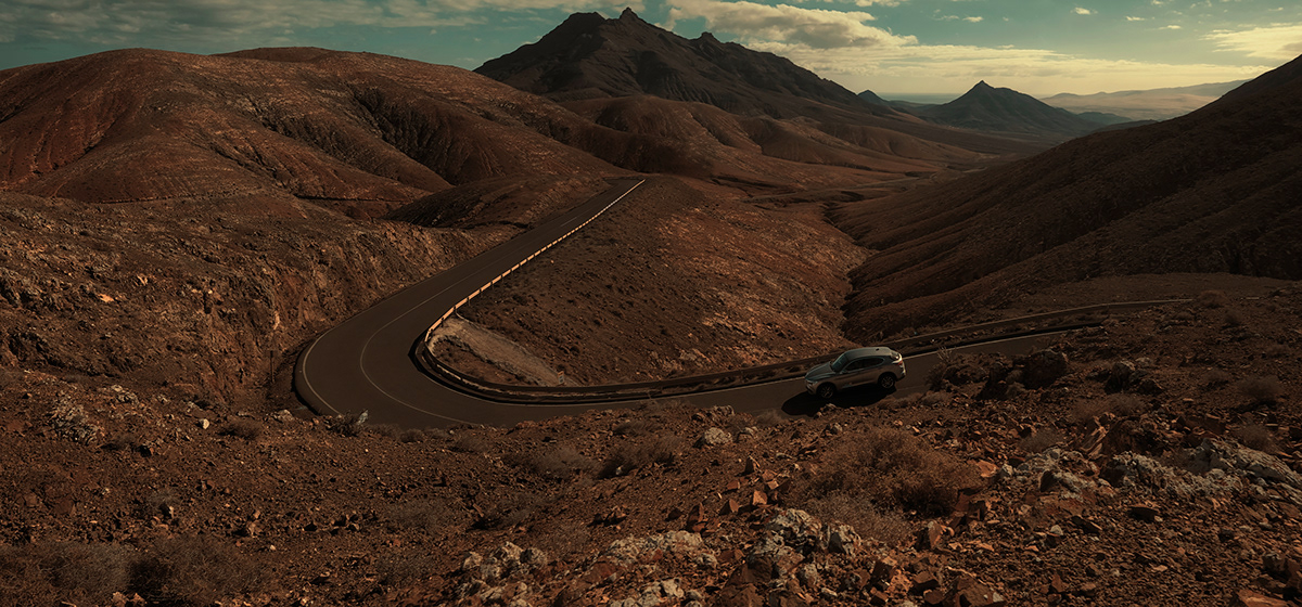alfa romeo automotive   car grading Landscape mountains off road Ruben Alvarez spain stelvio