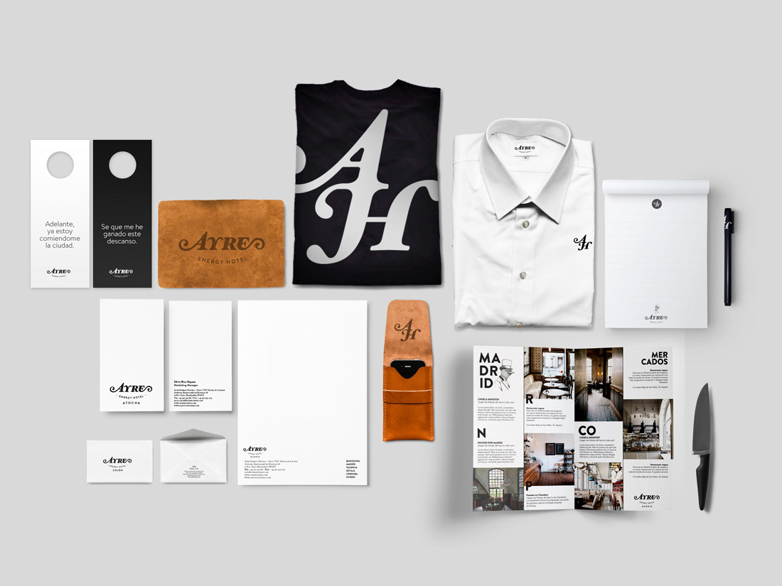 elegant fine modern brand identity branding  Corporate Identity hotel hotel design Logo Design marketing  