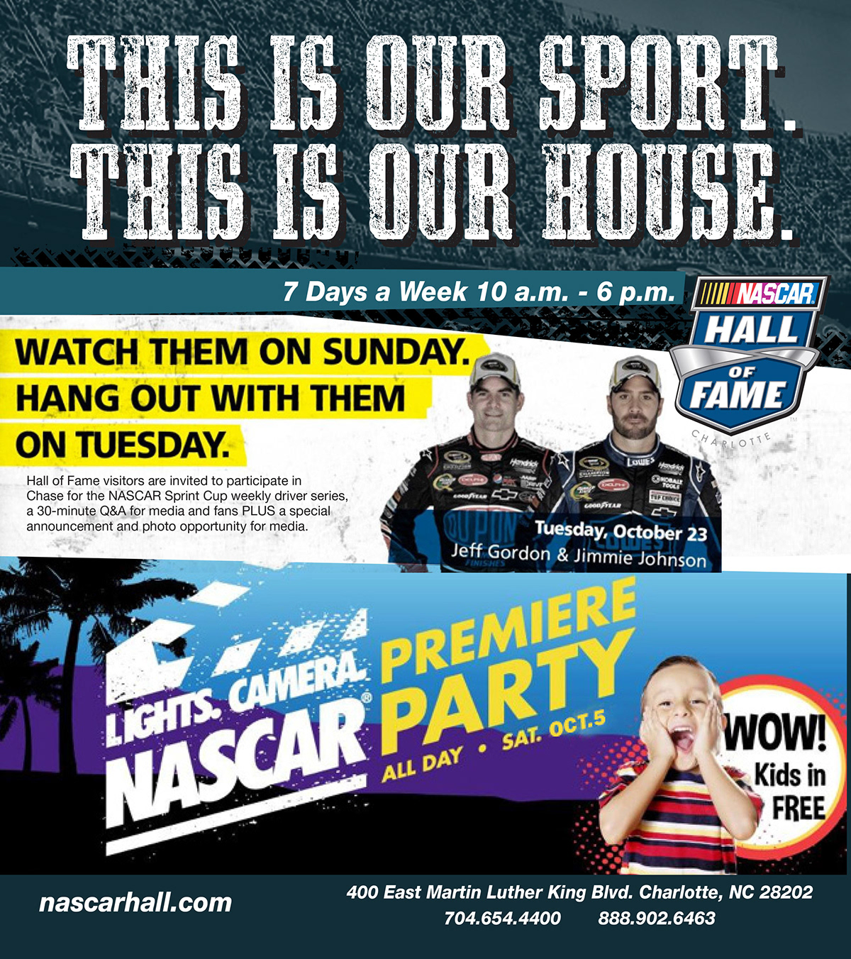 NASCAR insert Promotional campaign