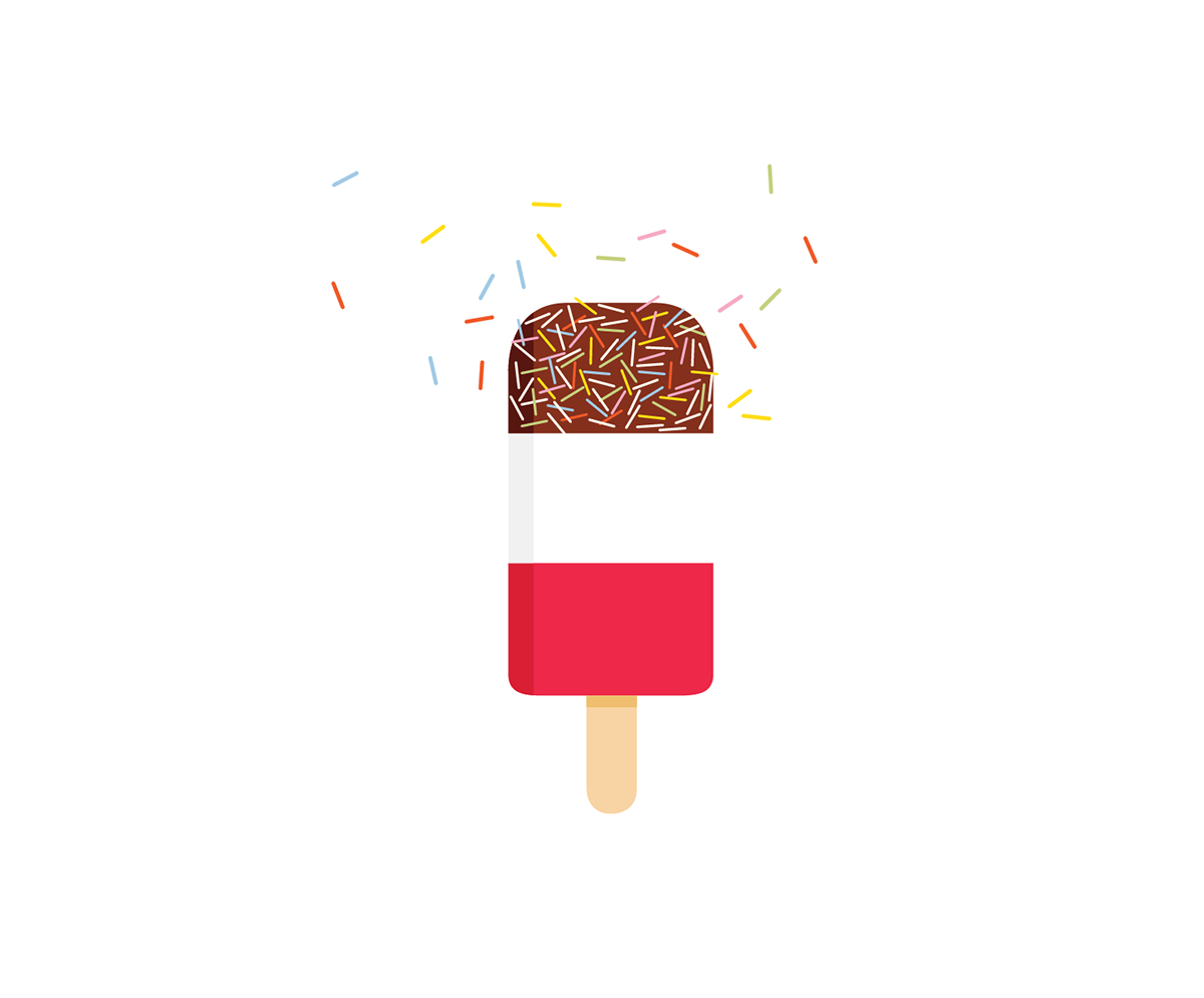 ice cream vector summer ILLUSTRATION  graphic digital pop Colourful  shapes