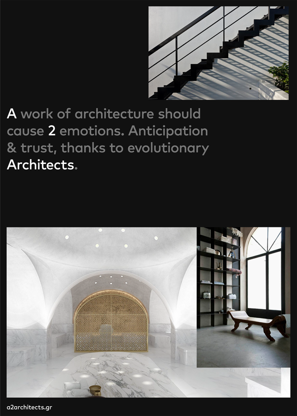 architecture A2 Architects narration branding  Website AG Design Agency residential Retail living home