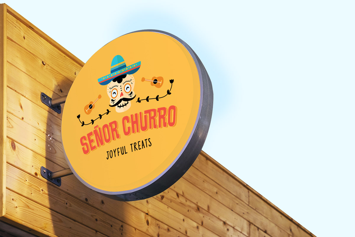 Churros branding  illustrations pattern Food  cinco de mayo Mexican desserts kids cheerful