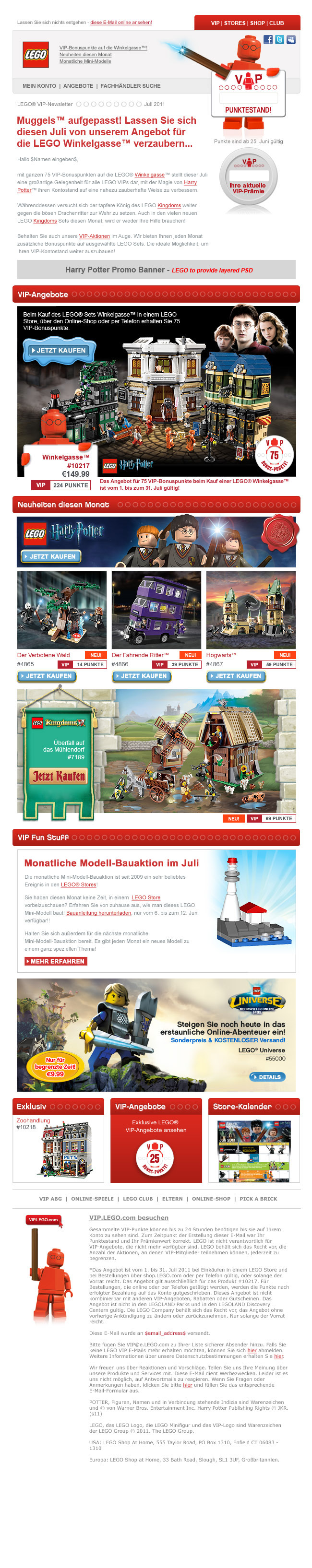 LEGO Martyn Miller Email  email creative  email design  email template Email Templates lego email LEGO Star Wars