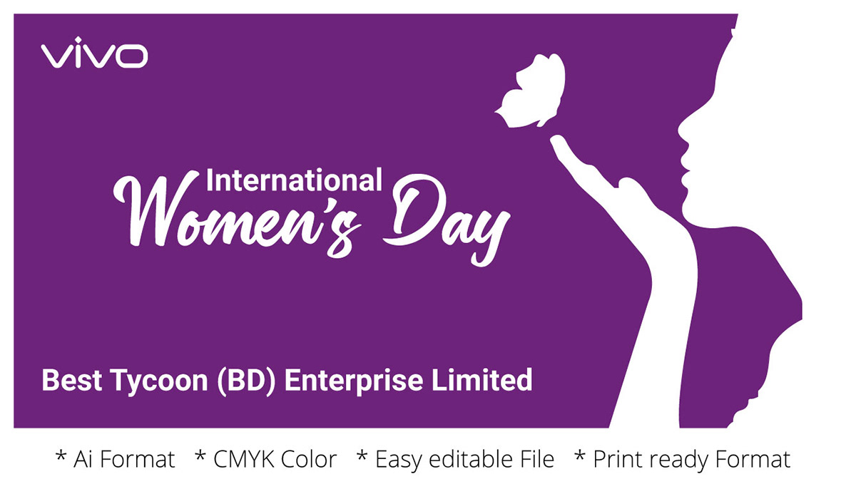 8 march 8th march banner Banner Folio brand identity design International International Women's International Women's Day womens day