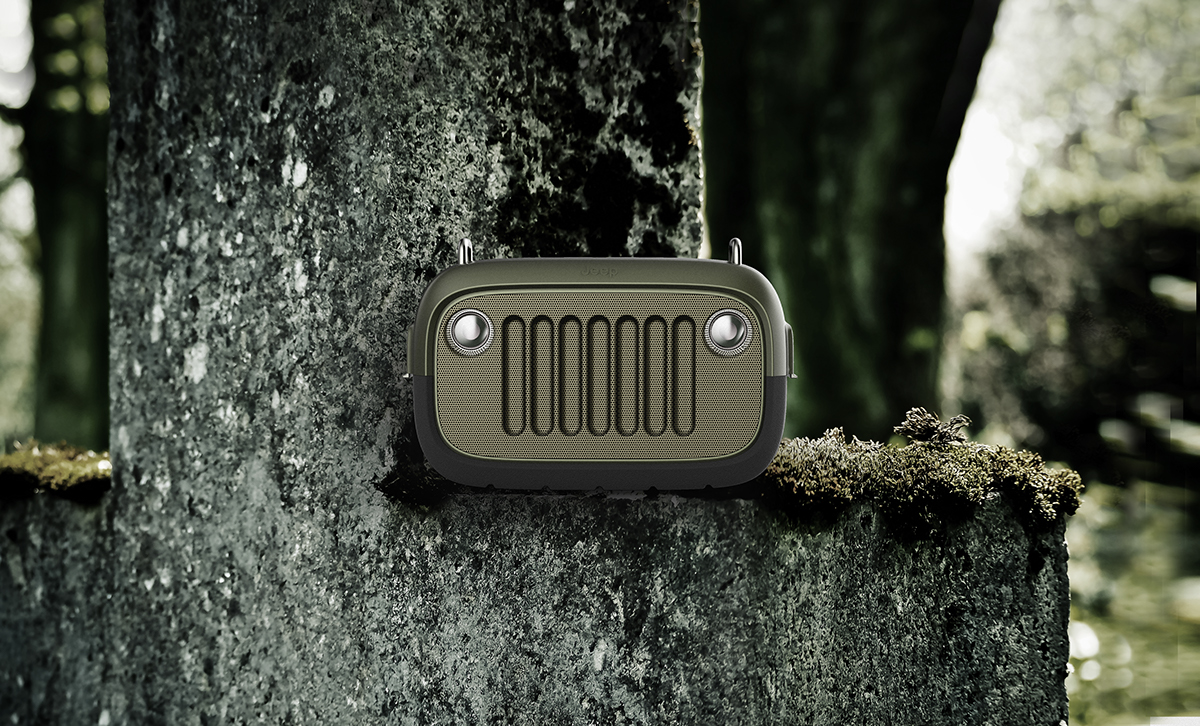 design speaker bluetooth Outdoor camping jeep Audio car product