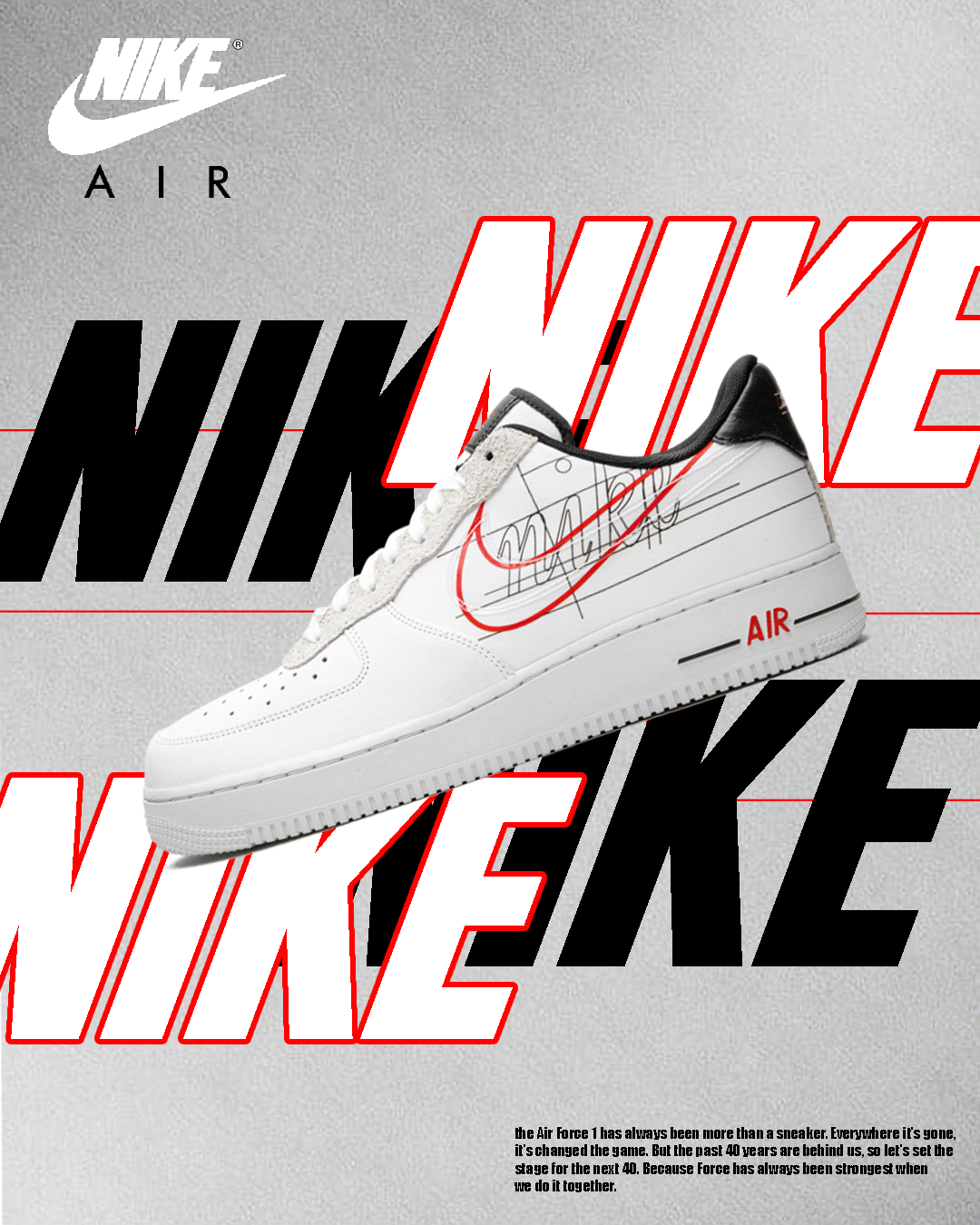 shoes White Nike graphic design  sneakers nike air