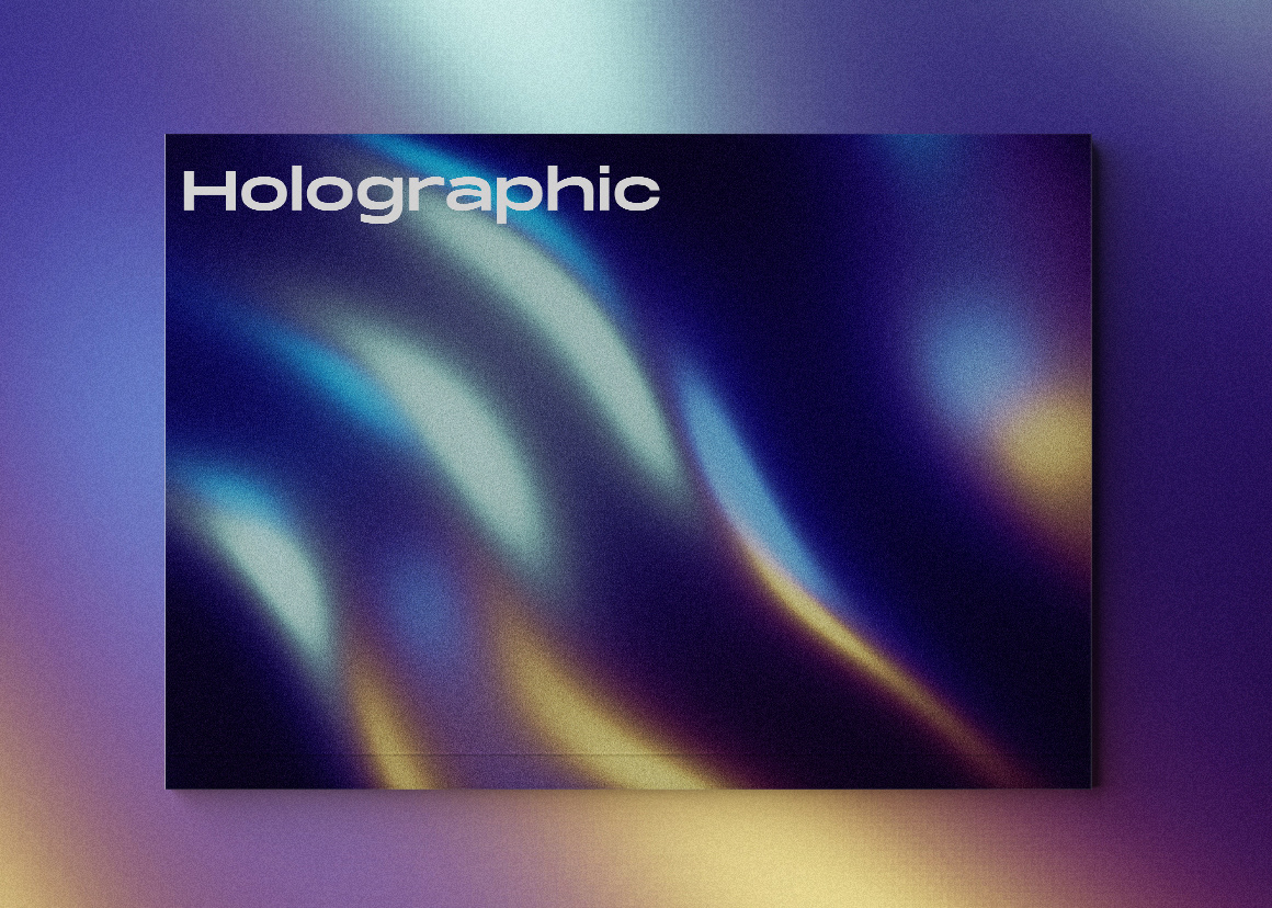 3D Adobe Portfolio art background colorful dark holographic psychedelic texture