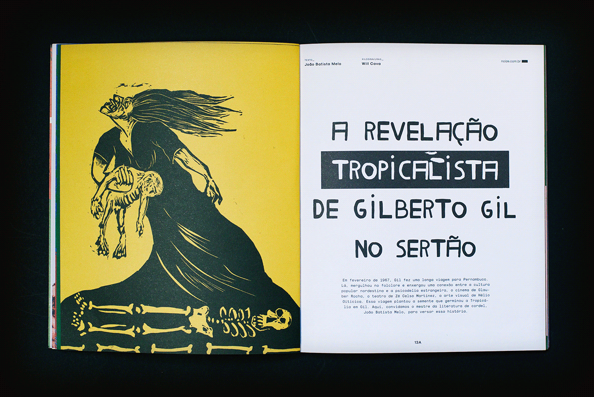 brazilian music editorial Gilberto Gil mag music Records spreads vinyl grid noize record club