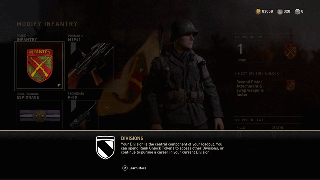 Call of Duty: WWII Divisions