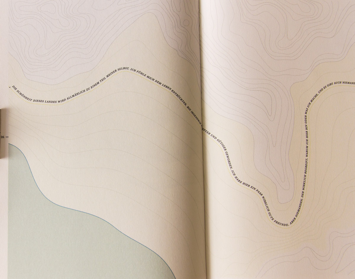 Buchgestaltung Arkadien Bookdesign Nature typography   ILLUSTRATION  maps book