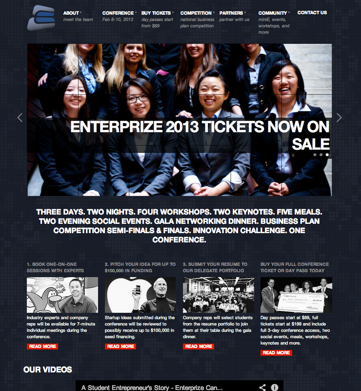 enterprize conference Business plan Competition Canada