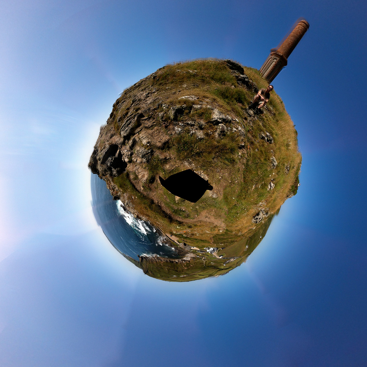 stereographic 360º degree threesixty Landscape outdoors planet world floating orb aesthetip app pretty cool abstract