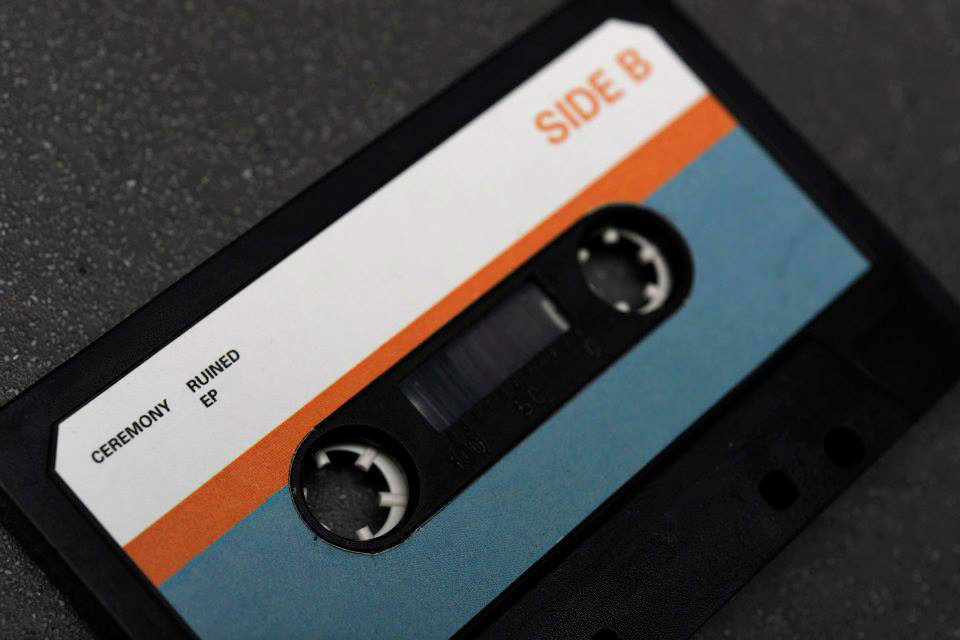 ceremony hardocore punkrock silkscreen Retro tapes cassettes htwg konstanz