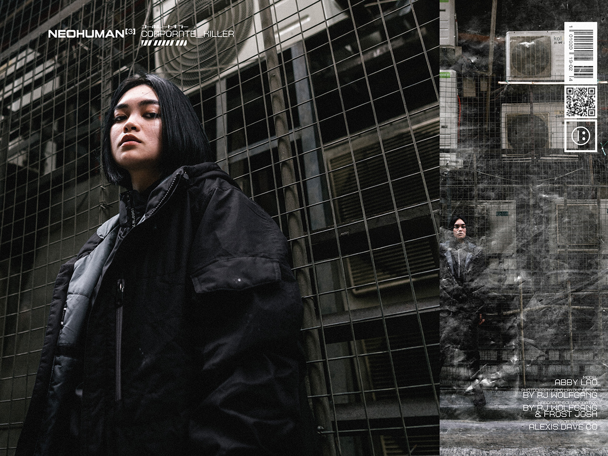 Cyberpunk futuristic cyber Teenagefever rj wolfgang Layout Design Japanese Aesthetic TECHWEAR Fashion 