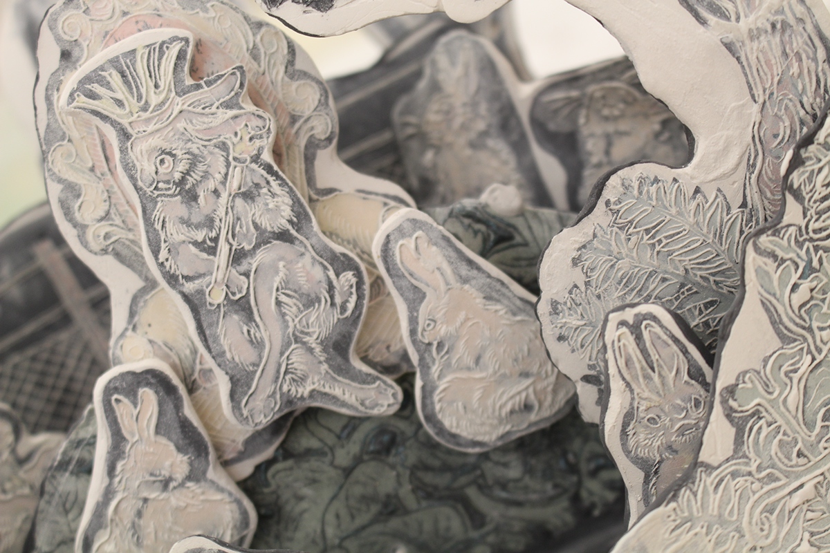 ceramic Printing sculpture tradicional arts