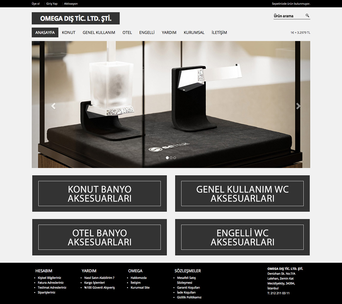 e-ticaret Ecommerce alışveriş  Shopping Banyo tuvalet bathroom wc aksesuar Accessory web sitesi Web HTML css UI