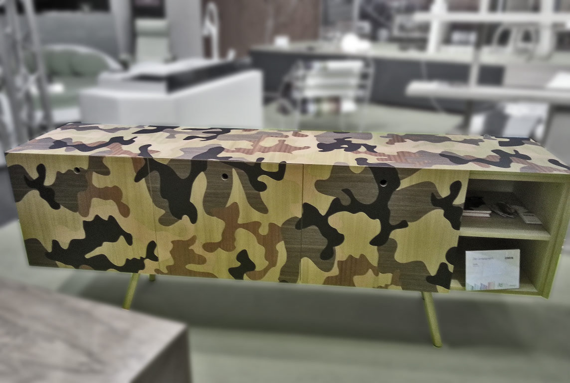 camouflage furniture luxury design guerrilla dokclab gismondi codice a barre