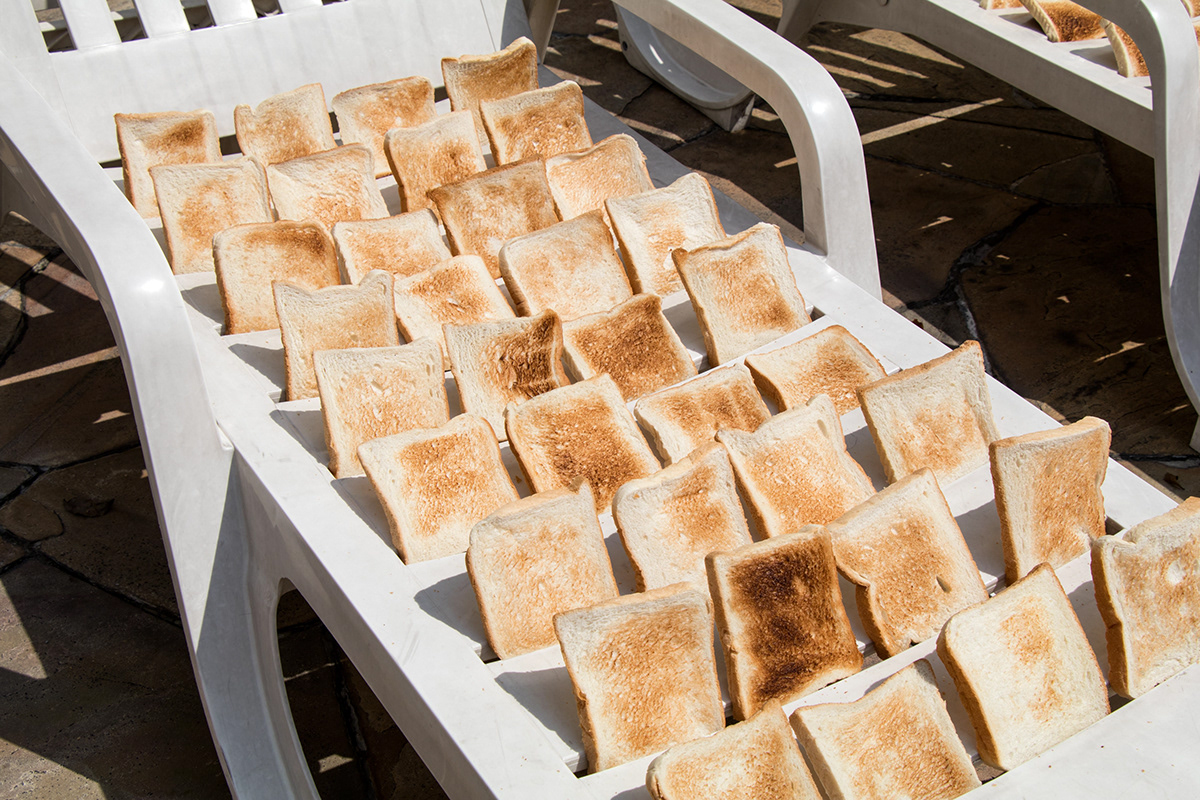 bread Creative Direction  interactive space Photography  public space quirky toasted bread
