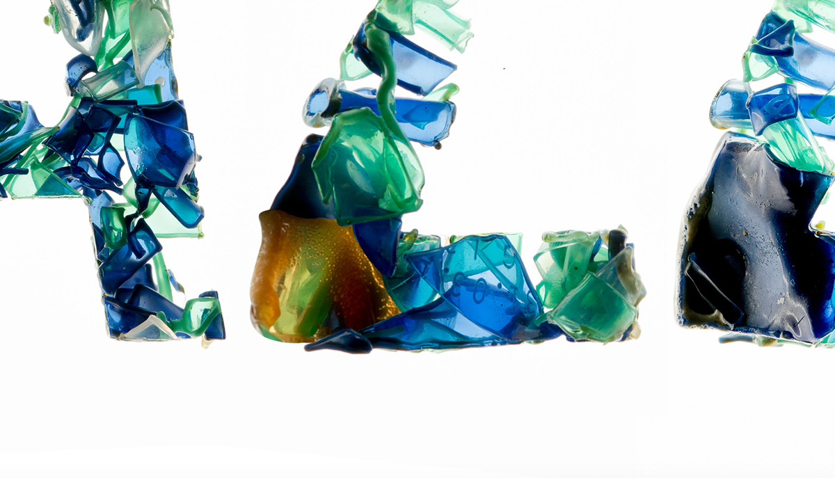 Pet recycling bottles jazz plastic art reusing