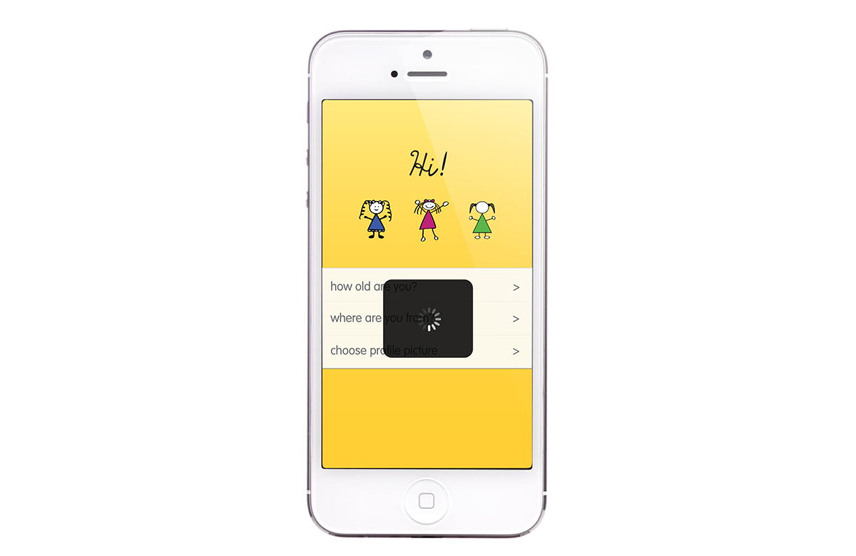 app design iphone app malala girls message penpal mobile experience design interactive design