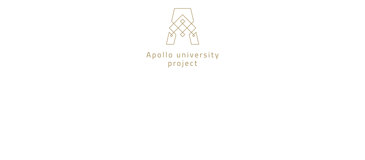 Apollo University case leather business card gold White exclusive