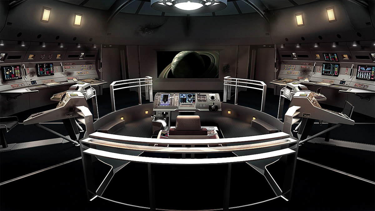 enterprise Star Trek origins NX-01 NX bridge 3D scene adventure Point&Click game science fiction science fiction Scifi