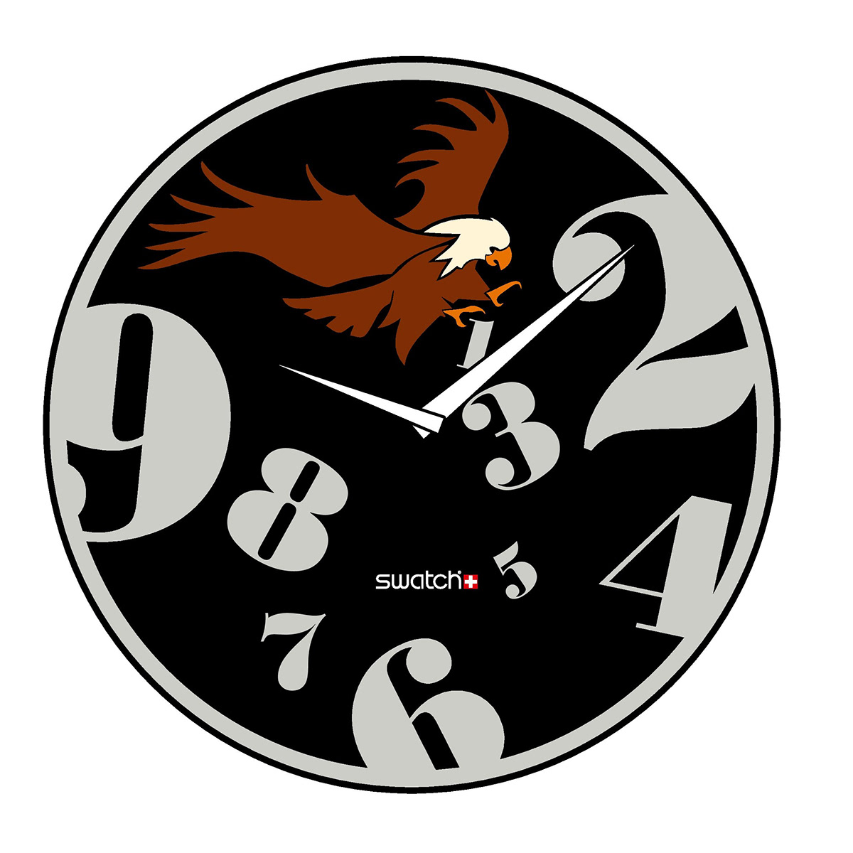 swatch clock design Creative Design
