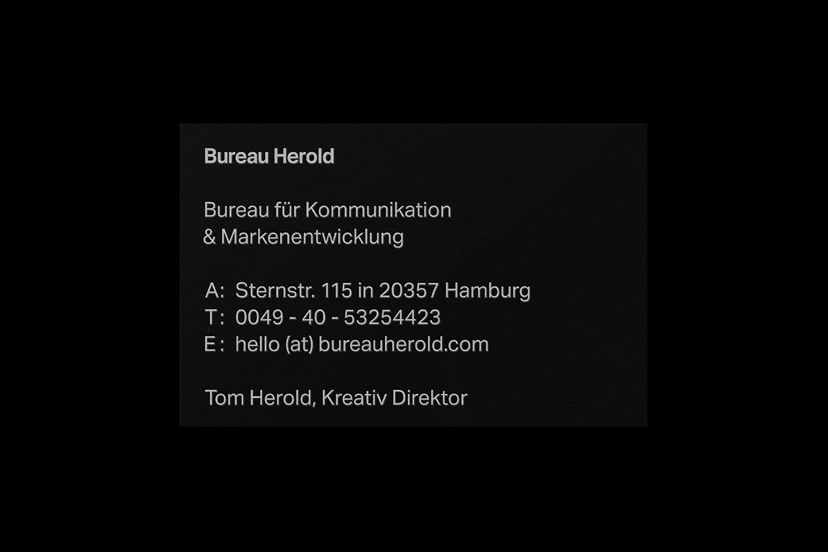 bureauherold communication branding  Stationery bureau graphic