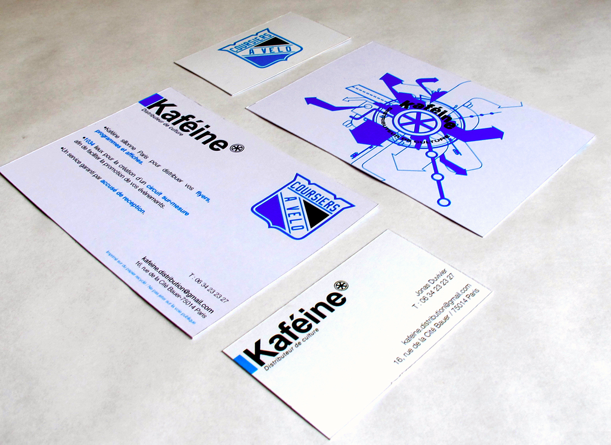 business card calling card visual identity  jaulmes cards