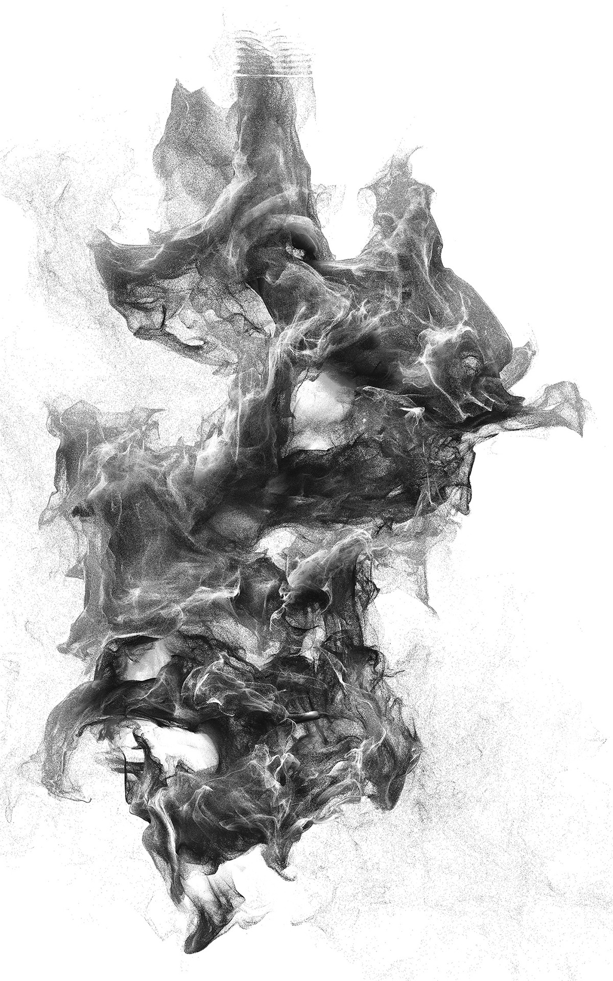 teun van der zalm salmonick atelier particles art digital abstract points black White